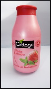 Cottage fraise gel douche menthe